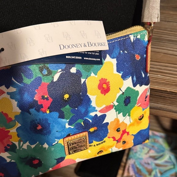 Dooney & Bourke Colorful Floral Crossbody Bag - Picture 2 of 9